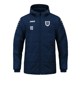 JAKO Team Coach Kapuzenjacke Blau F900