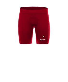 Short Nike Pro Strike rouge blanc F657 