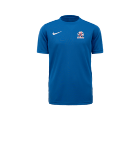 Maillot à manches courtes Nike Park VII enfant bleu