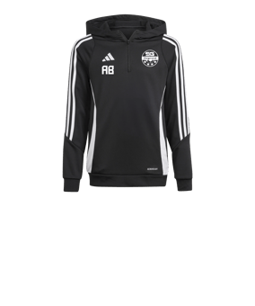 adidas Tiro 24 Hoody Kids Schwarz Weiss