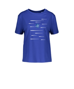 Merch Muser T-Shirt Women Worker Blue  | #lines