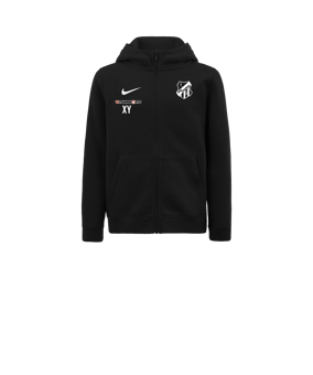 Nike Park 20 Fleece Kapuzenjacke Kids Schwarz F010