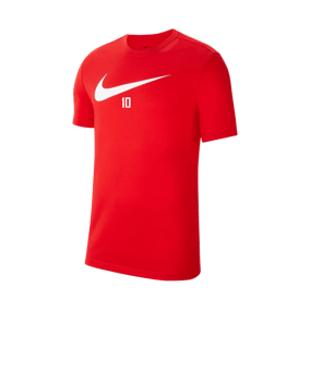 Nike Park 20 Swoosh T-Shirt Kids Rot F657