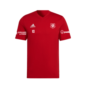 adidas Entrada 22 T-Shirt Rot