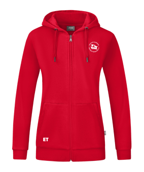 JAKO Organic Kapuzenjacke Damen Rot F100