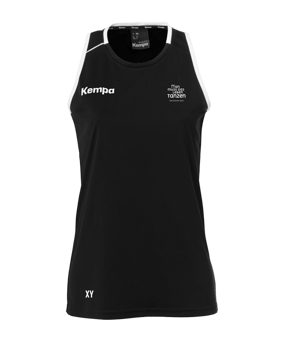 Kempa Player Tanktop Damen Schwarz Weiss F01