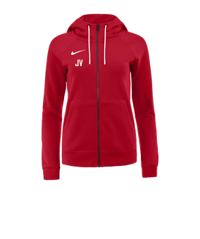 Nike Park 20 Fleece Jack Met Capuchon Dames Rood F657