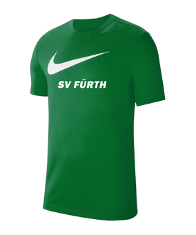 Nike Park 20 T-Shirt Swoosh Grün Weiss F302