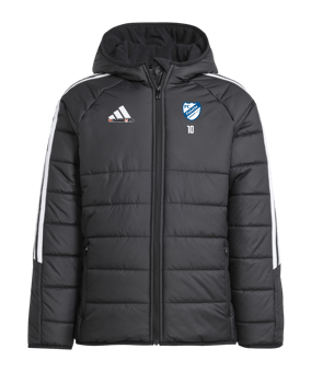 adidas Tiro 24 Winterjacke Kids Schwarz Weiss