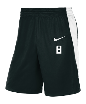 Nike Team Basketball Stock Short Schwarz F010