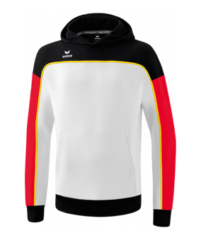 Erima Change by Hoody Kids Weiss Schwarz - weiss