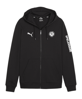 PUMA teamGOAL Casuals Kapuzenjacke Schwarz F03