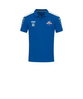 JAKO Power Poloshirt Kids Blau Weiss F400