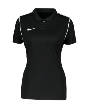 Nike Park 20 Poloshirt Damen Schwarz Weiss F010 - schwarz