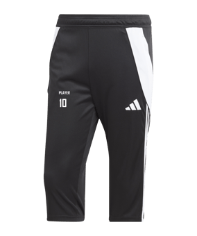 adidas Tiro 24 3/4 Trainingshose Schwarz Weiss