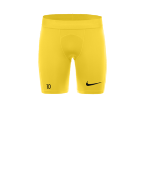 Nike Pro Strike Short Gelb Schwarz F719