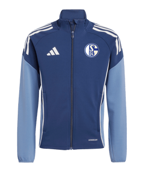 adidas FC Schalke 04 Trainingsjacke Kids Blau - blau