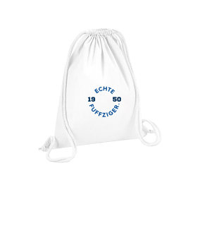 Merch Organic Premium Cotton Gymsack White | #echtefuffziger