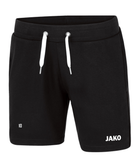JAKO Base Short Damen Schwarz Weiss F08