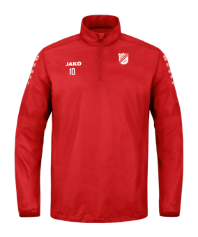 JAKO Team Rainzip Sweatshirt Kids Rot F100