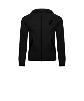 adidas Tiro Travel Hoody Kids Schwarz