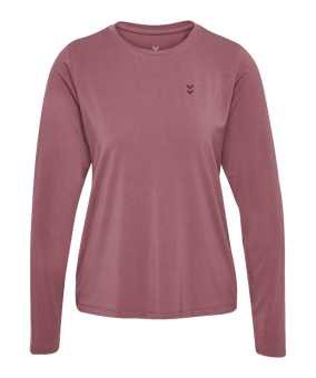 Hummel Yoga Soft Loose Ls T-Shirt Damen Rosa F3184 - rosa
