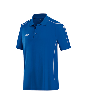 JAKO Cup Poloshirt Kids Blau Weiss F04 - blau