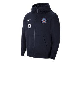 Nike Park 20 Fleece Kapuzenjacke Kids Blau F451