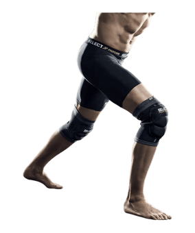 Select Elastische Kniebandage mit Polster F111 - schwarz