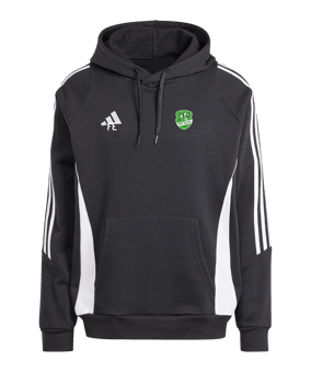 adidas Tiro 24 Hoody Schwarz Weiss