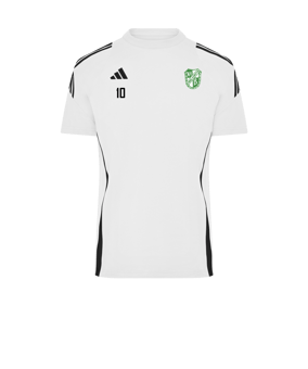 adidas Tiro 24 T-Shirt Weiss Schwarz