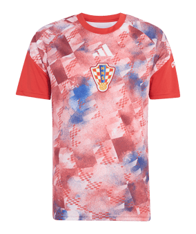 adidas Kroatien Pre-Match Trikot Home 2026 Rot