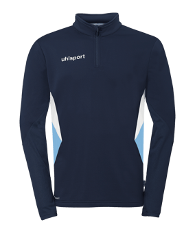 uhlsport Equipe 29 1/4 Zip Top Blu C41 - blu