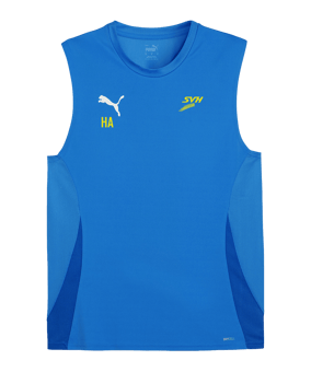 PUMA teamGOAL Tanktop Blau Weiss F02