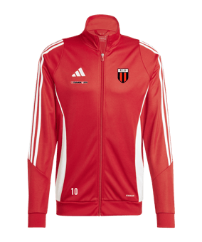 adidas Tiro 24 Trainingsjacke Rot Weiss