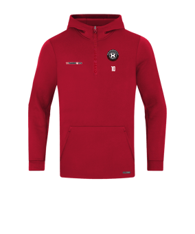 JAKO Pro Casual Hoody Rot F141