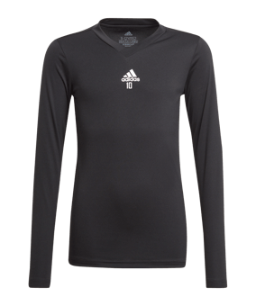 adidas Team Base Top langarm Kids Schwarz