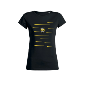 Merch Expresser T-Shirt Women Black | #lines