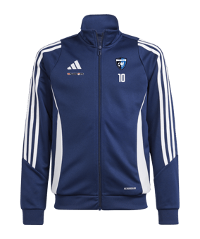 adidas Tiro 24 Trainingsjacke Kids Blau Weiss