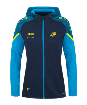 JAKO Performance Kapuzenjacke Damen Blau F908