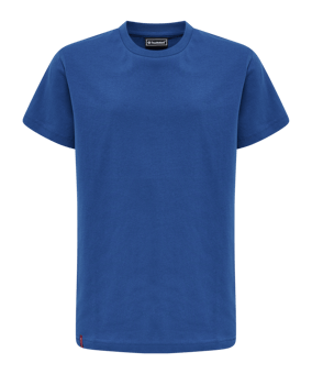 Hummel hmlRED Basic T-Shirt Kids Blau F7045 - blau