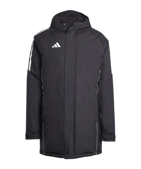 adidas Tiro 24 Winterjacke Schwarz Weiss