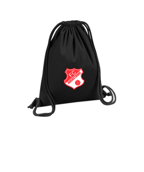 Merch Organic Premium Cotton Gymsack Black | logo4c