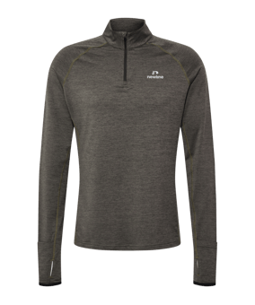 Newline nwlPACE HalfZip Sweatshirt Grau F1166 - grau