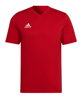 adidas Entrada 22 T-Shirt Rot - rot