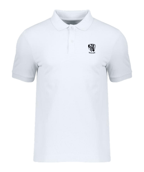 Stanley & Stella Merch Prepster 2.0 Polo Weiß | #justlogo1c