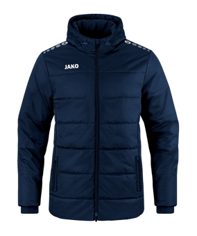 JAKO Team Coach Kapuzenjacke Blau F900 - blau
