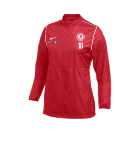 Nike Repel Park 20 Regenjacke Damen Rot Weiss F657