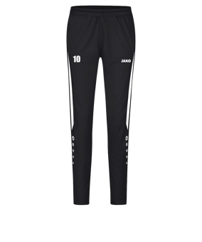 JAKO Power Polyesterhose Damen Schwarz Weiss F802