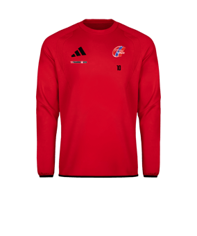 adidas Tiro Travel Sweatshirt Rot